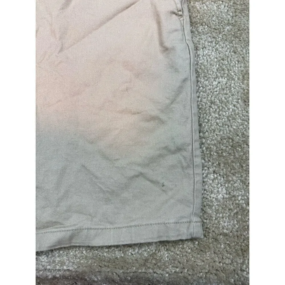 Old Navy Ultimate Slim Chino Shorts Men's 34 Beige Built-In Flex A203
